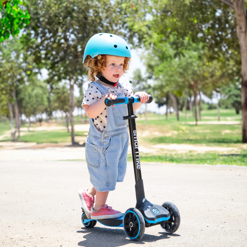 SMARTRIKE Xtend 5 Stage Ride-On Scooter- 12months -12 years-Blue