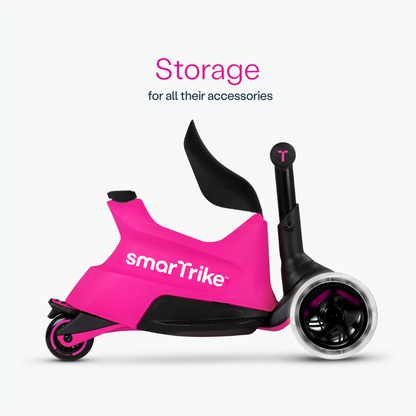 SMARTRIKE Xtend 5 Stage Ride-On Scooter- 12months -12 years-Pink