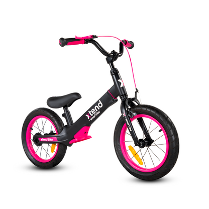 SMARTRIKE Xtend 3 Stage Balance 12" & 14" Bicycle - Pink/Black 3-7 Years