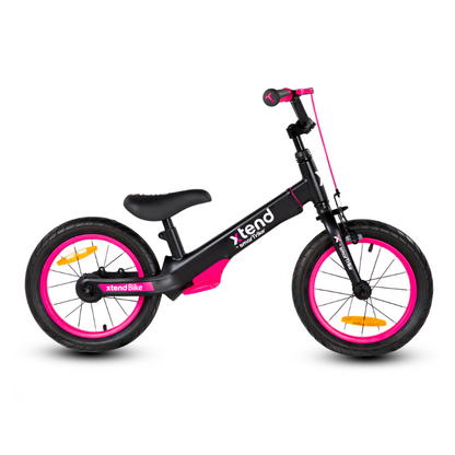 SMARTRIKE Xtend 3 Stage Balance 12" & 14" Bicycle - Pink/Black 3-7 Years