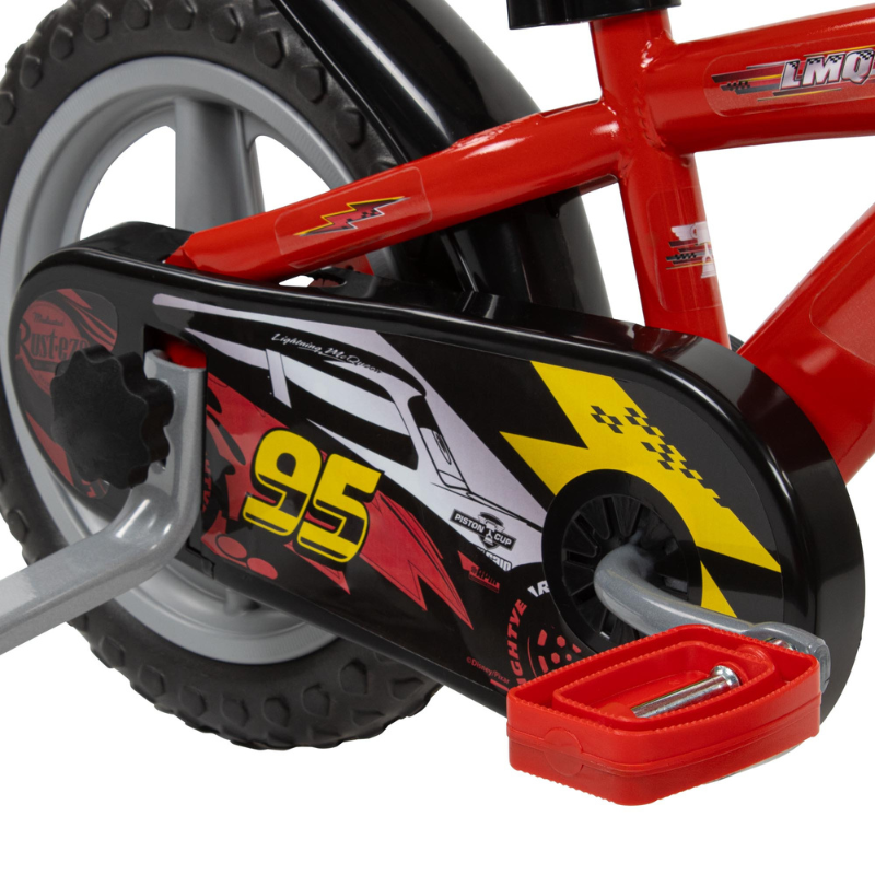 TOISMA Disney Cars 12" Kids Bicycle Red 3-5 Years