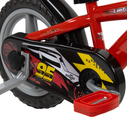 TOISMA Disney Cars 12" Kids Bicycle Red 3-5 Years