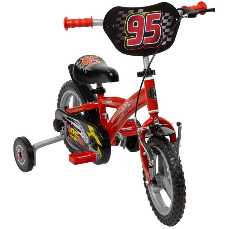 TOISMA Disney Cars 12" Kids Bicycle Red 3-5 Years