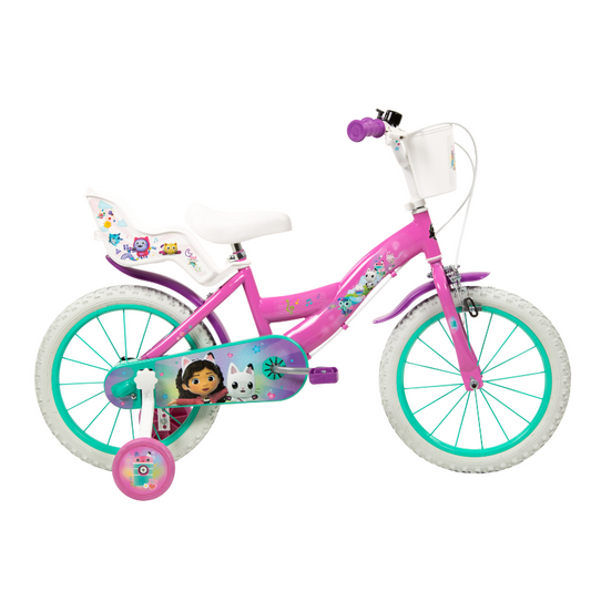 TOISMA Gabby's Dollhouse 16" Bicycle Pink 5-7 Years