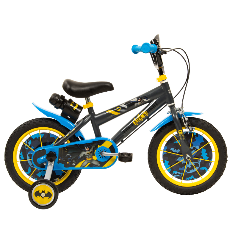 TOISMA Kids Batman 14" Bicycle Black 4-6 Years