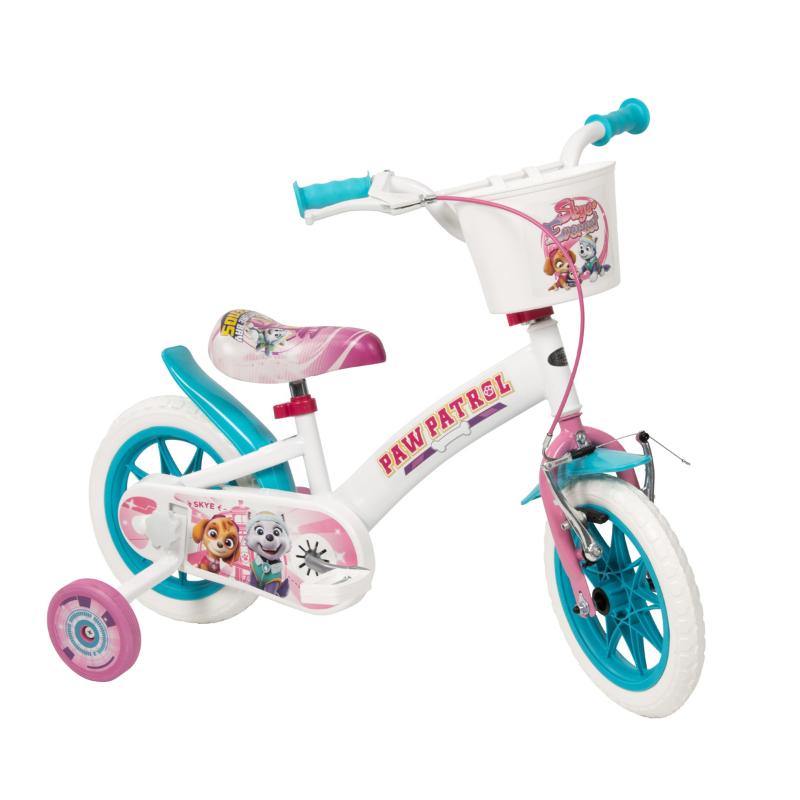 TOISMA Kids Paw Patrol 12" Bicycle White 3-5 Years