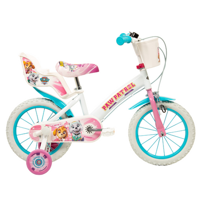 TOISMA Kids Paw Patrol 14" Bicycle White 4-6 Years