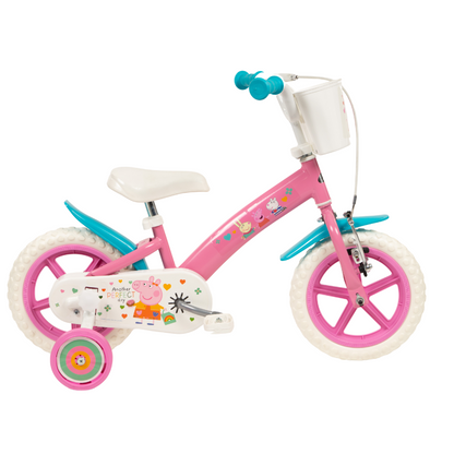 TOISMA Kids Peppa Pig 12" Bicycle Pink 3-5 Years