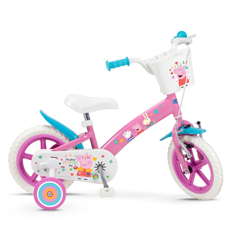 TOISMA Kids Peppa Pig 12" Bicycle Pink 3-5 Years