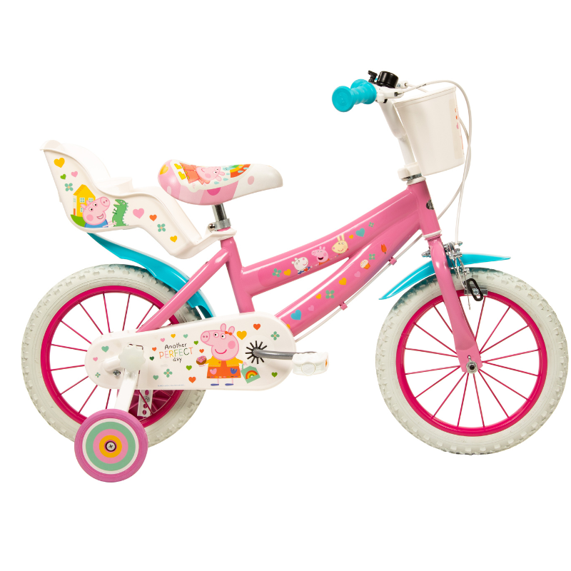 TOISMA Kids Peppa Pig 14" Bicycle Pink 4-6 Years