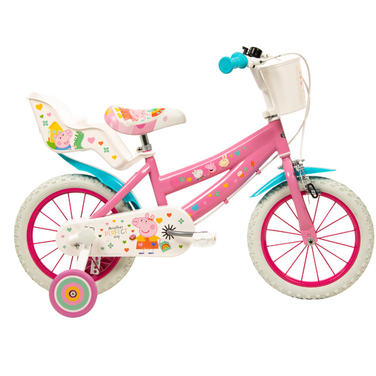 TOISMA Kids Peppa Pig 14" Bicycle Pink 4-6 Years