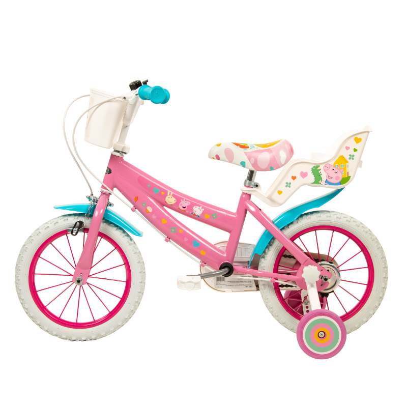 TOISMA Kids Peppa Pig 14" Bicycle Pink 4-6 Years