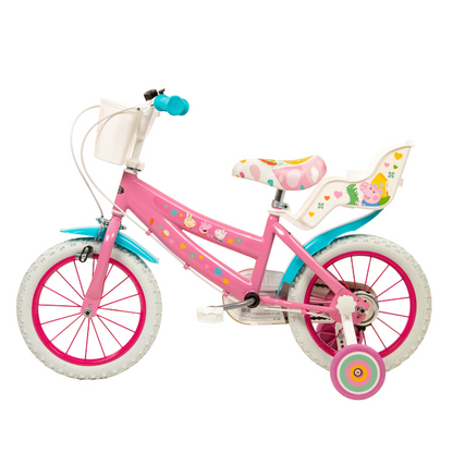 TOISMA Kids Peppa Pig 14" Bicycle Pink 4-6 Years