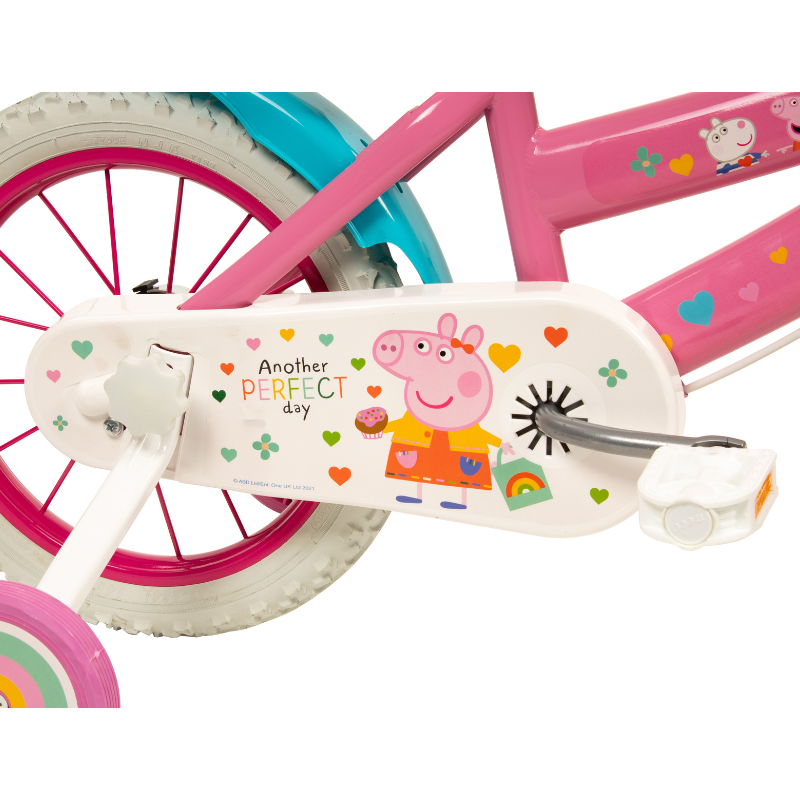 TOISMA Kids Peppa Pig 14" Bicycle Pink 4-6 Years