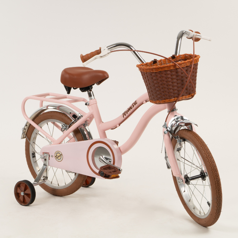 TOISMA Kids Pink Vintage 16" Bicycle 5-7 years