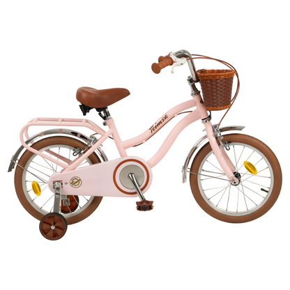 TOISMA Kids Pink Vintage 16" Bicycle 5-7 years