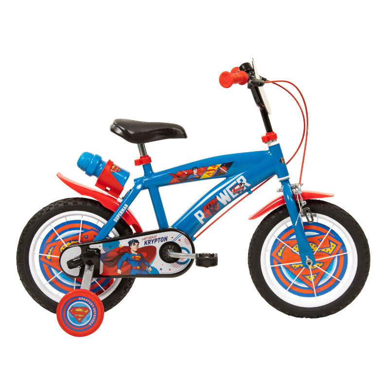 TOISMA Kids Superman 14" Bicycle Blue 4-6 Years