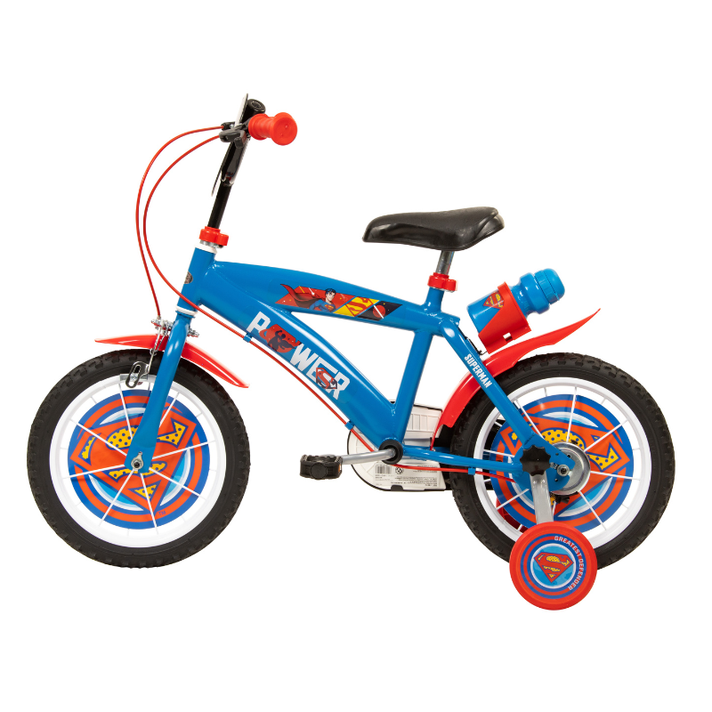 TOISMA Kids Superman 14" Bicycle Blue 4-6 Years