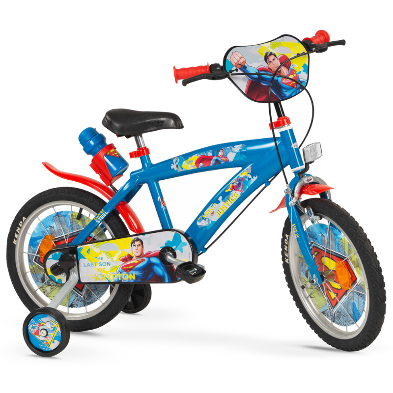 TOISMA Kids Superman 16" Bicycle Blue 5-7 Years