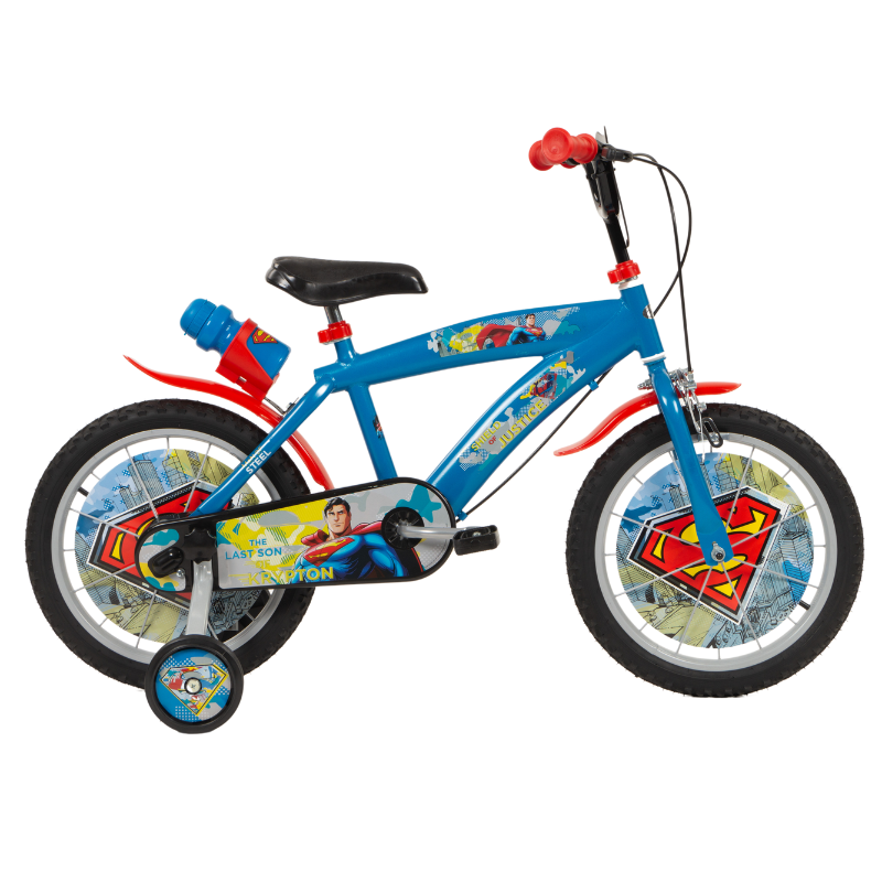 TOISMA Kids Superman 16" Bicycle Blue 5-7 Years