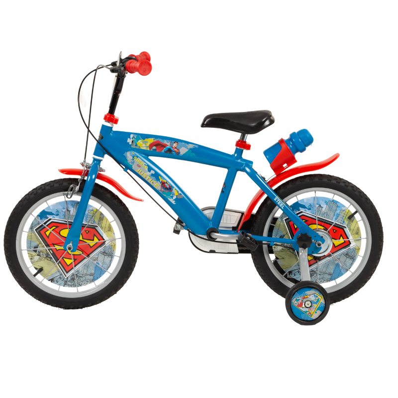 TOISMA Kids Superman 16" Bicycle Blue 5-7 Years